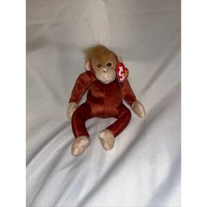 Ty Beanie Babies Orangutan Monkey Schweetheart 1999 Plush Toy